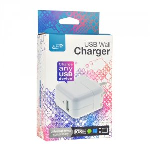 Ilive IAC12W 1a 5w Single Port Usb Wall Charger White  Great Forchargi