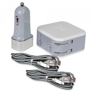 Ubiolabs CBB100E Ubio Labs  Premium Mobile Charging Kit W2x 6 Wovencha