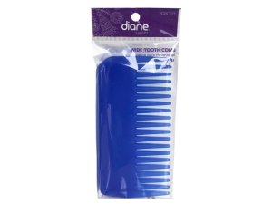 Bulk SC673 Wide Tooth Detangling Comb In Assorted Colors