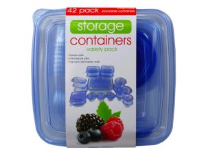 Bulk HC431 42 Piece Food Storage Set