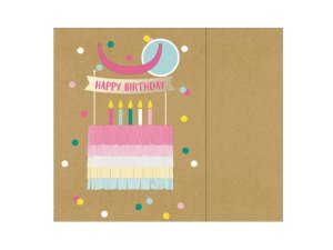 Bulk GB199 Happy Birthday Paper Layer Cake Gift Bag