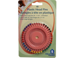 Bulk KL847 Helping Hands 40 Pack Plastic Head Pins