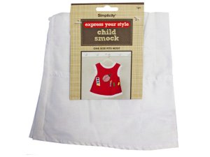 Bulk FD304 White Children039;s Smock Apron