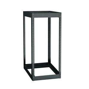 Black RM7003A-R3 4-post Open Rack - 15u 33.25h X. 20.6w X