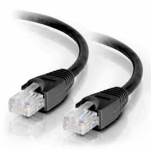 Unirise PC6A-75F-BLK-S 75ft Black Cat6a 10 Gigabit Patch Cable Utp Sna