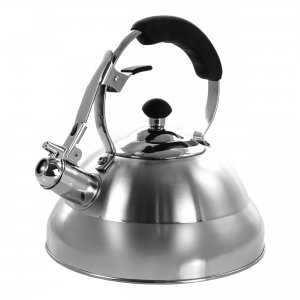 Megachef MGKTL-1070 2.7 Liter Stovetop Whistling Kettle In Brushed Sil