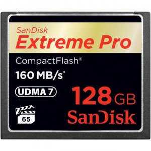 Sandisk SDCFXPS-128G-A46 Extreme Pro Compactflash Memory Card, Sdcfxps