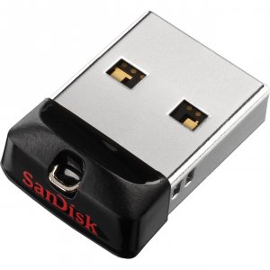 Sandisk TX3503 Cruzer Fit Usb Flash Drive, 64gb, Sdcz33-064g-a46, Encr