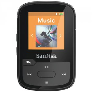 Sandisk SDMX28-016G-A46K Mp3 Player, Sdmx28-016g-a46k, Black