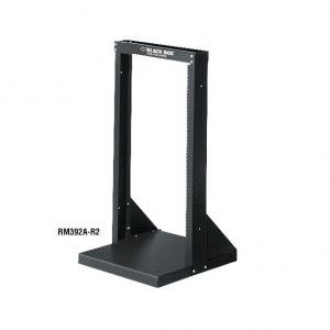 Black RM392A-R2 19in Steel Distribution Racks, Black, 20