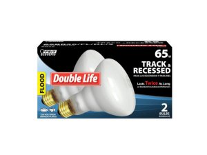 Bulk GS422 Feit Electric 2 Pack Br30 65w Double Life Flood Light Bulb