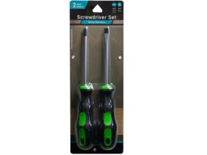 Bulk EC396 2 Pack Slotted And Phillips Screwdriver Set With Magnetic T