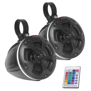 Pyle PLUTV44BTR 4 Wtpf Speakers W Lght