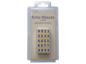 Bulk SA713 Snap-stamps Set Numbers Formal 14quot;