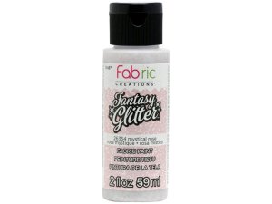 Bulk FB675 2 Oz. Fantasy Glitter Fabric Pain In Mystic Rose