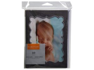 Bulk PC906 10 Count Chalkboard Photo Card Set