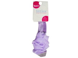 Bulk KA777 Littles Infant Floral Headbands In Lavendar