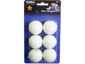 Bulk DI698 Joola 6 Pack White Table Tennis Balls