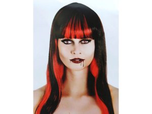 Bulk VR135 Vampire Redblack Long Wig