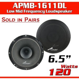 Audiopipe APMB4ND 4 Low Mid Frequency Loudspeakers Pair100w 50w Rms 8o