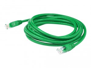 Addon ADD-30FCAT6A-GN 30ft Rj-45 (male) To Rj-45 (male) Snagless Green