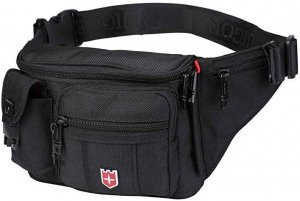 Ruigor RICP12-1N0SM Icon 12 Water-repellent Polyester Waist Bag (black