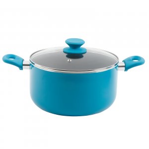 Gibson 93062.02 Benton 6 Qt  Dutch Oven Wlid In Blue