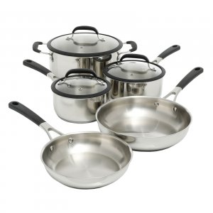 Oster 111932.08 Cuisine Belton 8 Piece Cookware Set In Silver