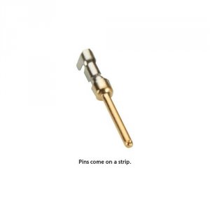 Black FA810-R2-100PAK Crimp Pins   Male, 100 Pack