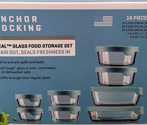 Anchor 13106AHG17 16 Pc. Food Storage Set Min Bu