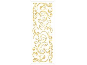 Bulk CH419 Momenta 16 Piece Puffy Gold Stickers