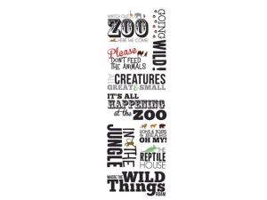 Bulk CH369 Momenta Stickers With 9 Zoo Phrases