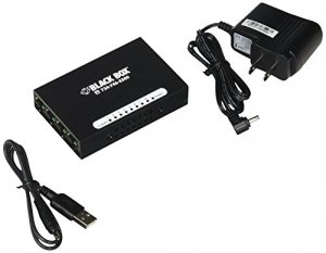 Black LBS008A 8 Port 10100 Mini Unmanaged Switch