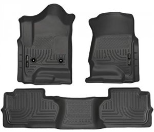 Husky 98241 Liners Front  2nd Seat Floor Liners (footwell Coverage)  1