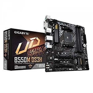 Gigabyte B550M DS3H Mb B550m Ds3h Amd Am4 Ryzen B550 Max128gb Ddr4 Mic