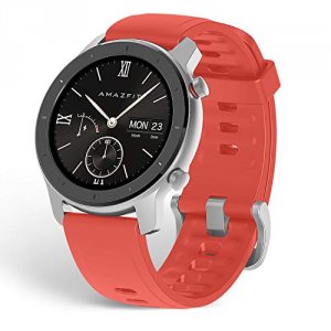 Amazfit W1910US5N Wd  Gtr 42mm Smartwatch Coral Red W Gps+glonass Reta