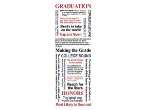 Bulk CH396 Momenta Stickers With 21 Graduation Phrases