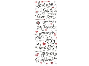 Bulk CH376 Momenta Stickers With 40 Romantic Phrases