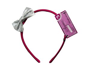 Bulk CA567 Removable Bow Pink Head Band