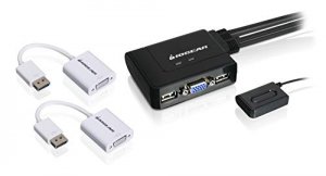 Iogear GCS22DPKIT 2-port Vga And Displayport Kvm Switch Kit