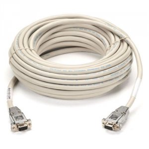 Black EYN257T-0050-FF Db9 Serial Null-modem Cable, Db9 Female