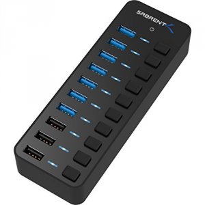 Sabrent HB-B7C3 60w 10port Usb 3.0 Hub