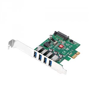 Siig JU-P40A11-S1 Dp Usb 3.0 4port Pcie Host Card