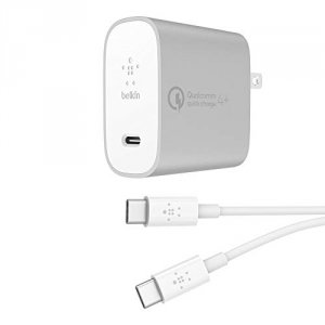 Belkin F7U074DQ04-SLV Qc 4+ Usb-c Ac Charger 27w, 4 ,usb-c To