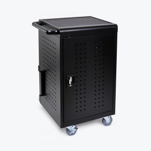 Luxor LLTM30-B-UPS Black 30 Computer Tablet Charging Cart