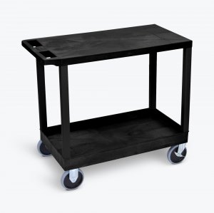 Luxor EC21HD-B Black Ec21hd-b 18x32 Cart 1 Tub1 Flat Shelves