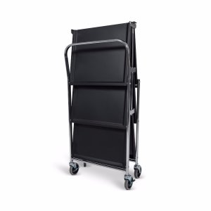 Luxor MSCC-3 3 Shelf Collapsible Metal Cart