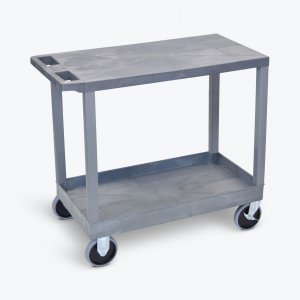 Luxor EC21HD-G Gray Ec21hd-g 18x32 Cart 1 Tub1 Flat Shelves