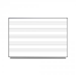 Luxor WB7248M 72 X 48 Wall-mount Music Whiteboard