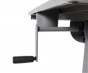 Luxor STUDENT-C-S Crank Sitstand Student Desk - Short Version